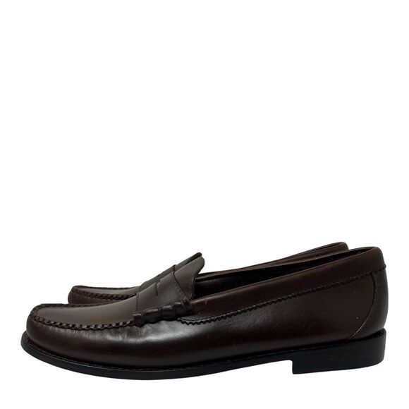 J Crew Camden Loafers Mens 11 Brown Leather Sole Penny Preppy Career BJ009 main image 4